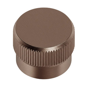 Buton mobilier Viefe Brooklyn Big, bronz periat, Ø 40 mm