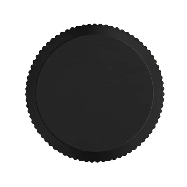 Buton mobilier Viefe Brooklyn Big, negru periat, Ø 40 mm