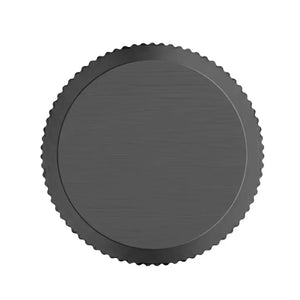 Buton mobilier Viefe Brooklyn Big, negru titan, Ø 40 mm