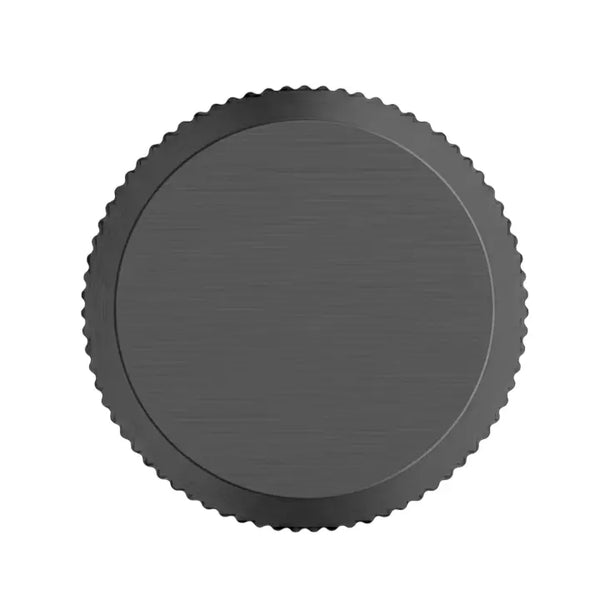 Buton mobilier Viefe Brooklyn Big, negru titan, Ø 40 mm