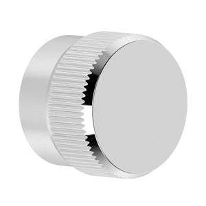 Buton mobilier Viefe Brooklyn Big, nichel lucios, Ø 40 mm - imagine 3
