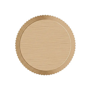 Buton mobilier Viefe Brooklyn, alamă cava periată, Ø 20 mm