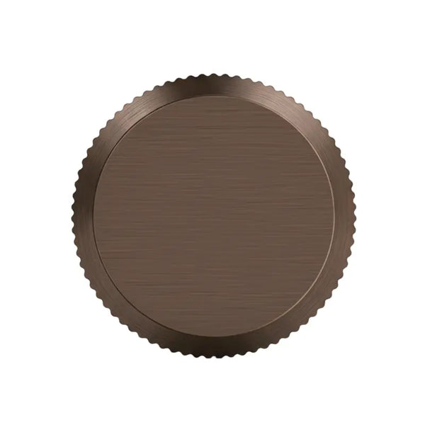 Buton mobilier Viefe Brooklyn, bronz periat, Ø 20 mm