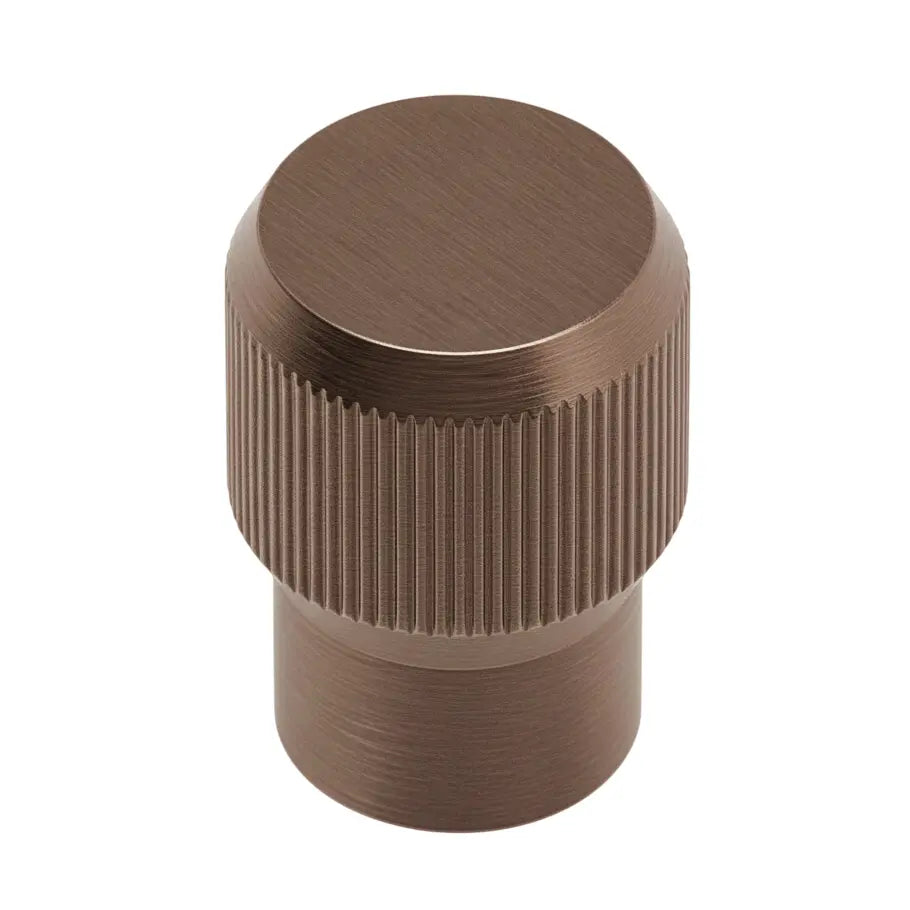Buton mobilier Viefe Brooklyn, bronz periat, Ø 20 mm