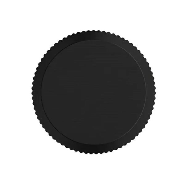 Buton mobilier Viefe Brooklyn, negru periat, Ø 20 mm