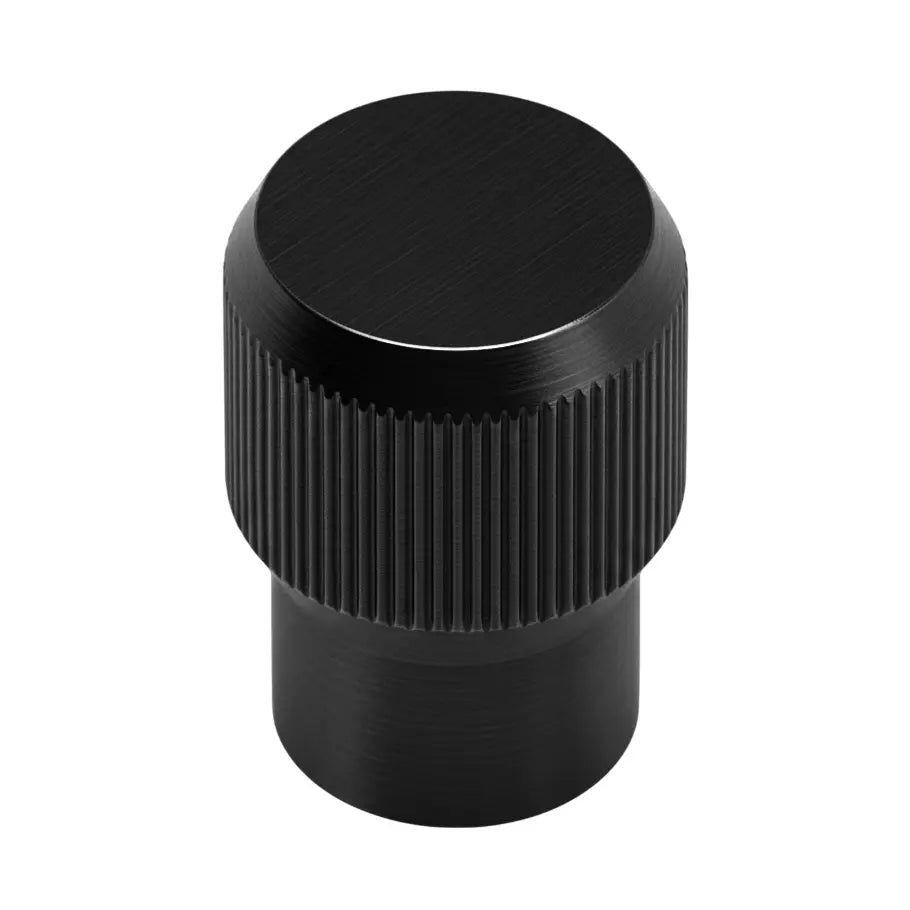 Buton mobilier Viefe Brooklyn, negru periat, Ø 20 mm