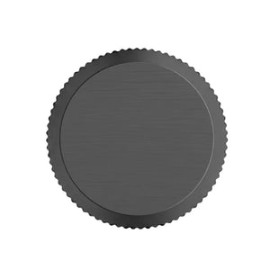 Buton mobilier Viefe Brooklyn, negru titan, Ø 20 mm