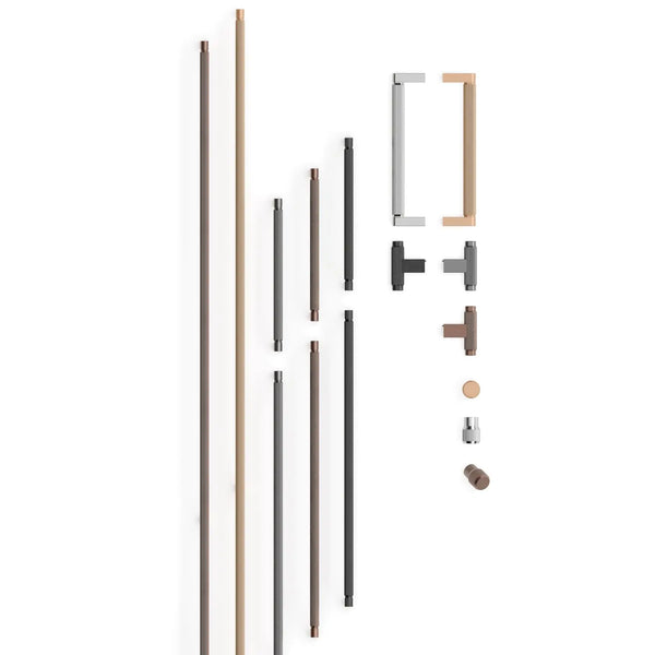Buton mobilier Viefe Brooklyn, negru titan, Ø 20 mm - imagine 6
