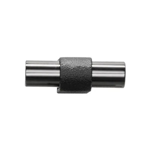 Buton mobilier Viefe Casey, negru lava texturat și negru titan lustruit, 60 × 44,3 mm