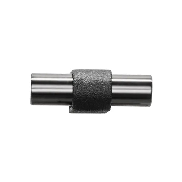 Buton mobilier Viefe Casey, negru lava texturat și negru titan lustruit, 60 × 44,3 mm
