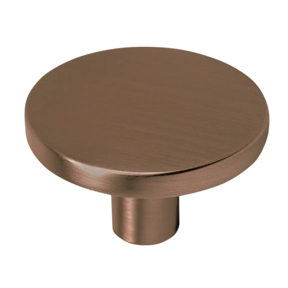 Buton mobilier Viefe Como Big, bronz periat, Ø 41 mm