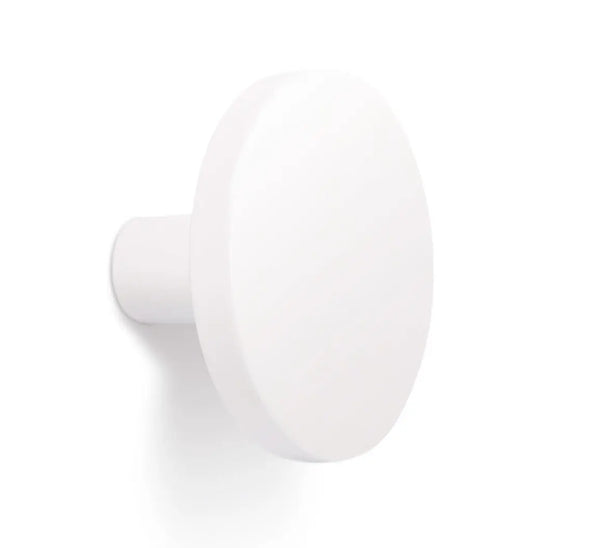 Buton mobilier Viefe Como, alb mat, Ø 26 mm - imagine 3