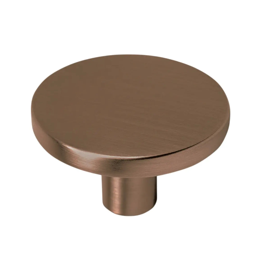 Buton mobilier Viefe Como, bronz periat, Ø 26 mm