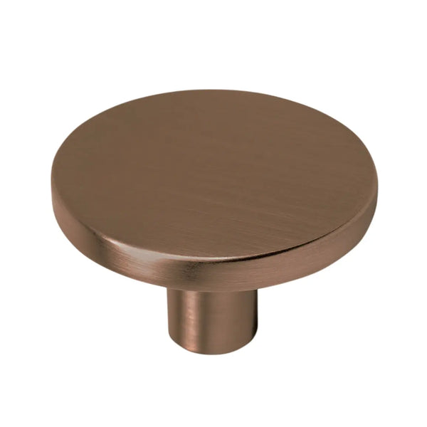 Buton mobilier Viefe Como, bronz periat, Ø 26 mm