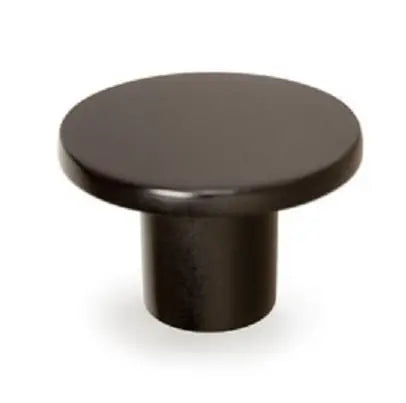 Buton mobilier Viefe Como, negru mat, Ø 26 mm