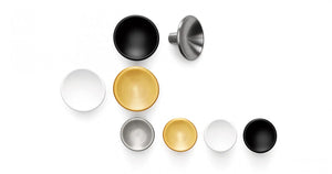 Buton mobilier Viefe Disc, alamă, Ø 38 mm