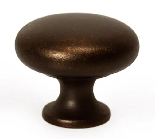 Buton mobilier Viefe Duke, alamă antichizată, Ø 31,4 mm