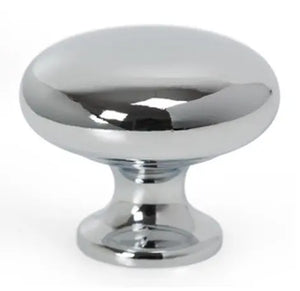 Buton mobilier Viefe Duke, crom lucios, Ø 31,4 mm