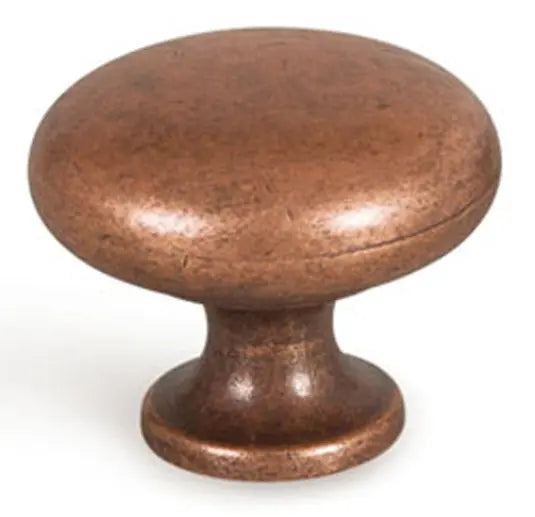 Buton mobilier Viefe Duke, cupru antichizat, Ø 31,4 mm