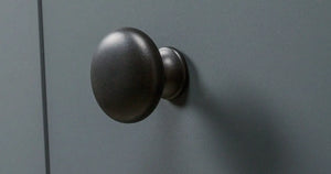 Buton mobilier Viefe Duke, negru mat, Ø 31,4 mm