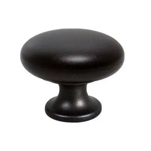 Buton mobilier Viefe Duke, negru mat, Ø 31,4 mm