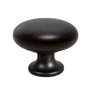 Buton mobilier Viefe Duke, negru mat, Ø 31,4 mm
