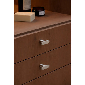 Buton mobilier Viefe Fase, oțel inoxidabil, 52 mm - imagine 2