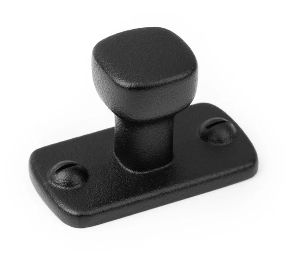 Buton mobilier Viefe Firm, negru texturat, 45,8 mm - imagine 4