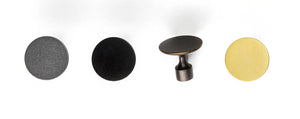 Buton mobilier Viefe Floid, alamă antichizată, Ø 34,8 mm - imagine 3