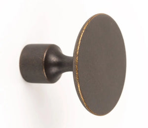 Buton mobilier Viefe Floid, alamă antichizată, Ø 34,8 mm