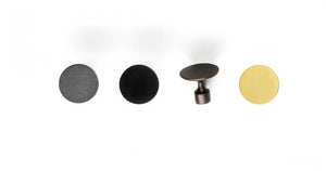 Buton mobilier Viefe Floid, auriu periat, Ø 34,8 mm