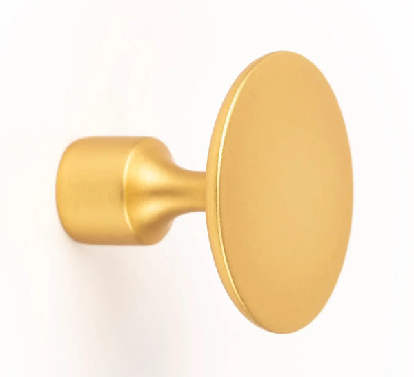 Buton mobilier Viefe Floid, auriu periat, Ø 34,8 mm