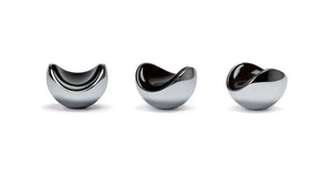 Buton mobilier Viefe Fruit, crom lucios și negru, 40 mm - imagine 2