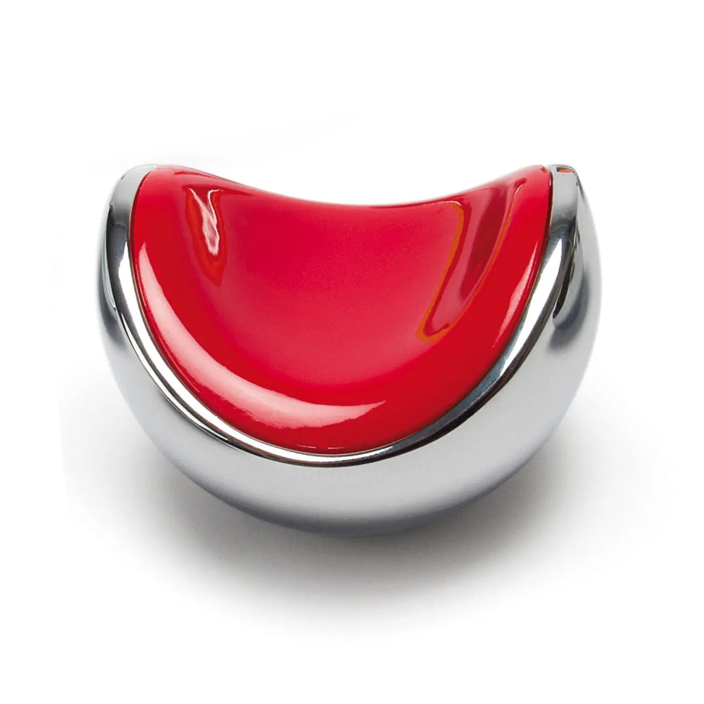 Buton mobilier Viefe Fruit, crom lucios și roșu, 40 mm