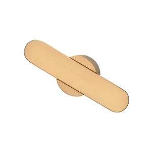 Buton mobilier Viefe Fusion, alamă cava periată, 58 × 31,5 mm