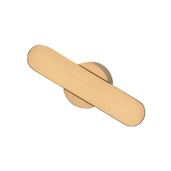Buton mobilier Viefe Fusion, alamă cava periată, 58 × 31,5 mm