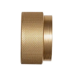 Buton mobilier Viefe Graf Big, alamă întunecată periată, Ø 50 mm - imagine 6