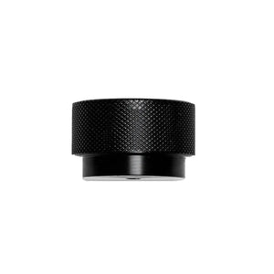 Buton mobilier Viefe Graf Big, negru periat, Ø 38 mm