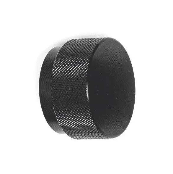 Buton mobilier Viefe Graf Big, negru periat, Ø 50 mm