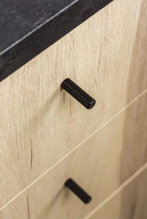 Buton mobilier Viefe Graf Mini, negru periat, Ø 10 mm - imagine 2