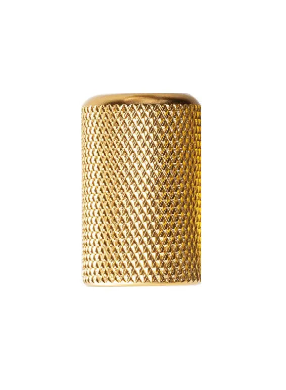Buton mobilier Viefe Graf, alamă întunecată periată, Ø 17,5 mm