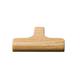 Buton mobilier Viefe Hinoki Wood, stejar, 60 × 36,7 mm