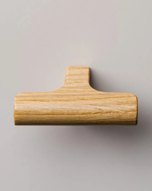 Buton mobilier Viefe Hinoki Wood, stejar, 60 × 36,7 mm - imagine 3
