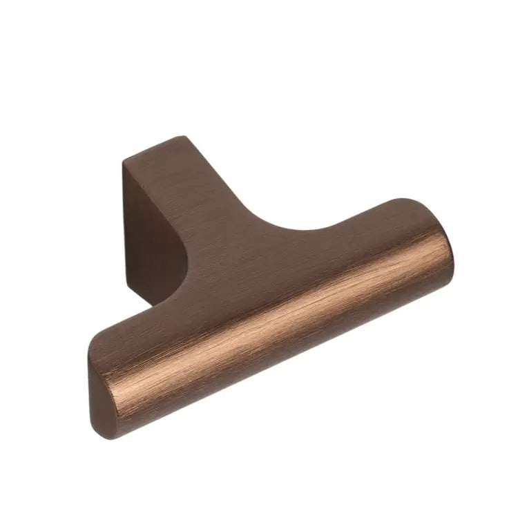 Buton mobilier Viefe Hinoki, bronz periat, 60 × 36,7 mm