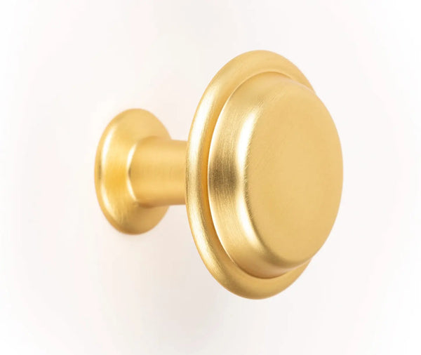 Buton mobilier Viefe Land, auriu periat, Ø 40 mm