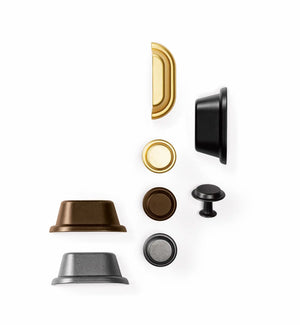 Buton mobilier Viefe Land, cositor, Ø 40 mm - imagine 3