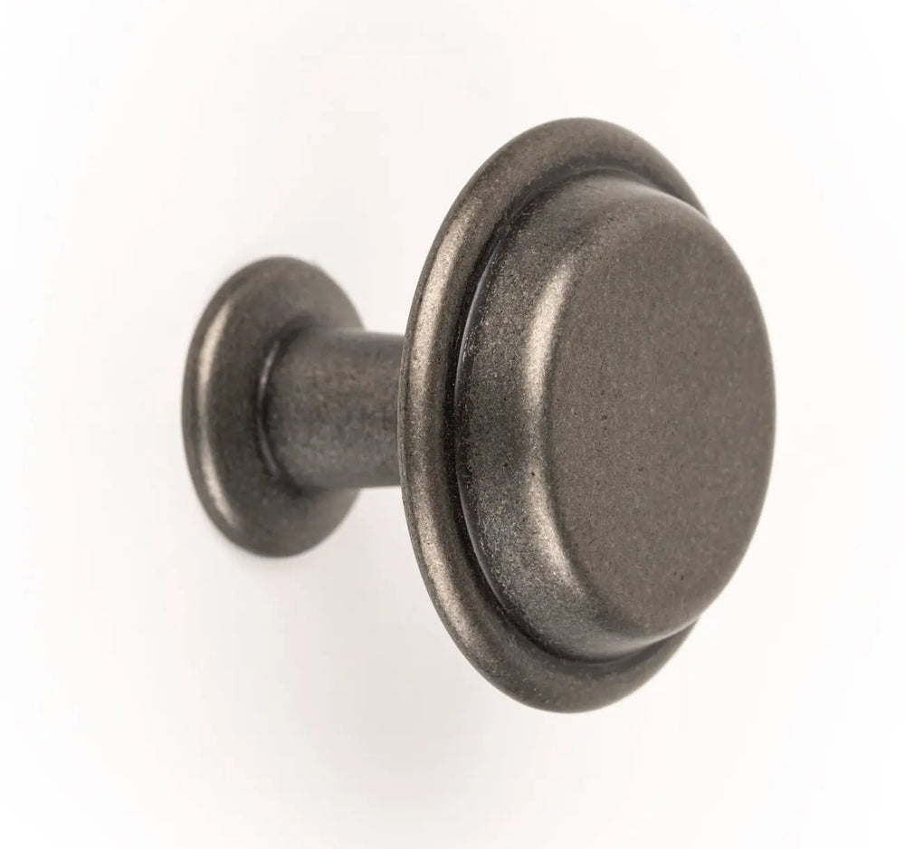 Buton mobilier Viefe Land, cositor, Ø 40 mm