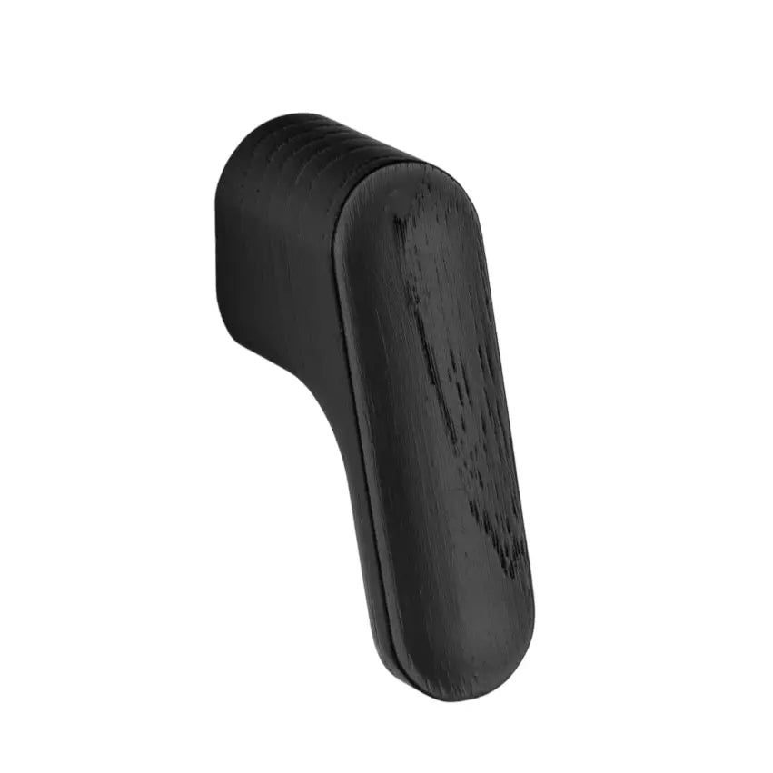 Buton mobilier Viefe Luv Wood, negru mat lacuit, 17,5 × 51,2 mm