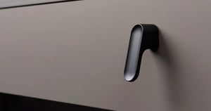 Buton mobilier Viefe Luv, alb mat, 51,2 mm