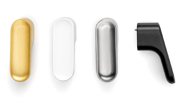 Buton mobilier Viefe Luv, alb mat, 51,2 mm - imagine 2